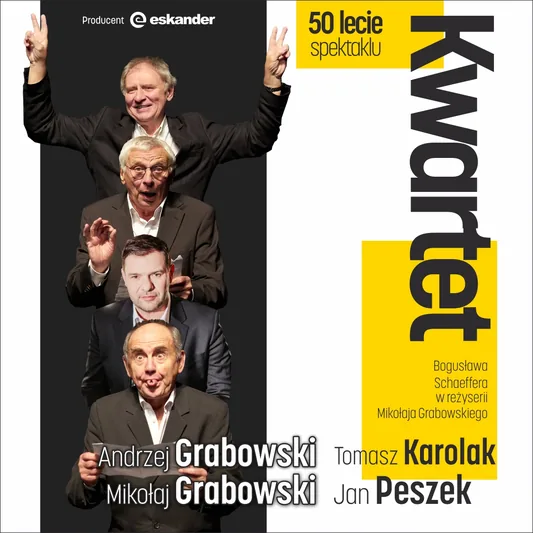 „Kwartet” - 50 lecie spektaklu - J. Peszek, A. Grabowski, M. Grabowski, T. Karolak